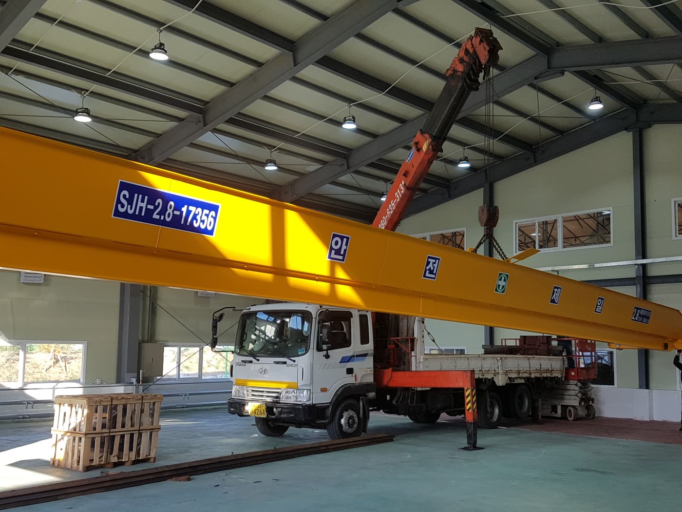 순창 공장 호이스트 크레인 2.8TON 현장 사진 5