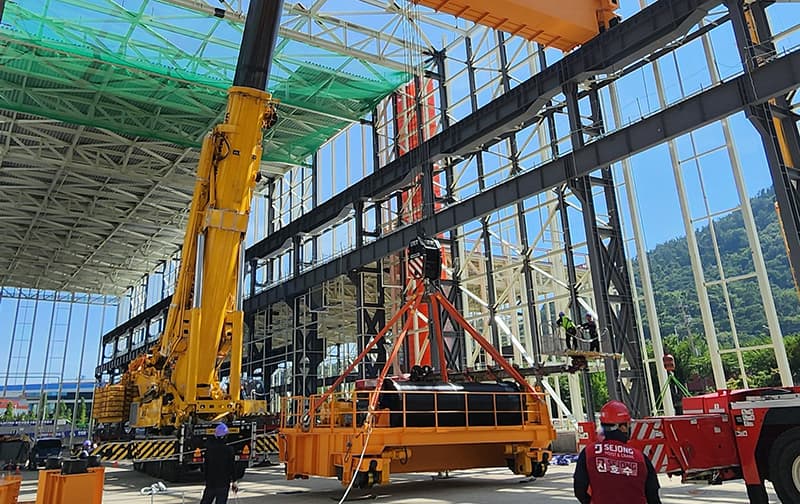 LS ELECTRIC 그랩 크레인 28.3TON 현장 사진 9