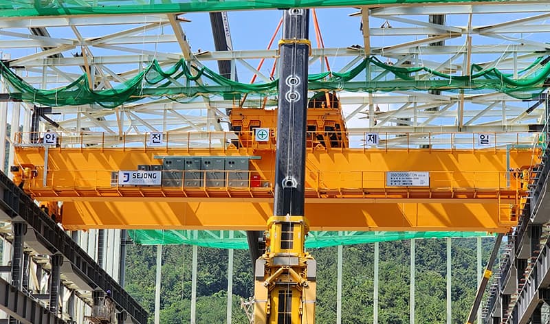 LS ELECTRIC 그랩 크레인 350TON 현장 사진 10
