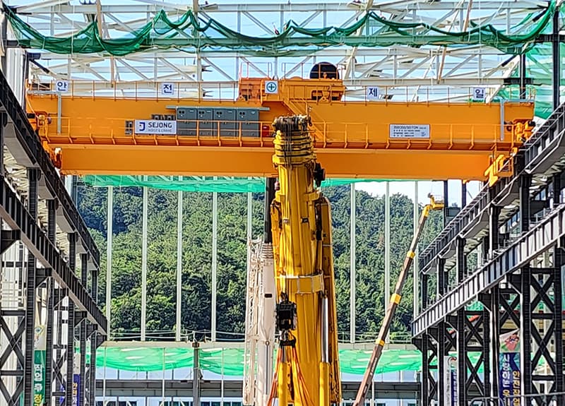 LS ELECTRIC 그랩 크레인 350TON 현장 사진 11