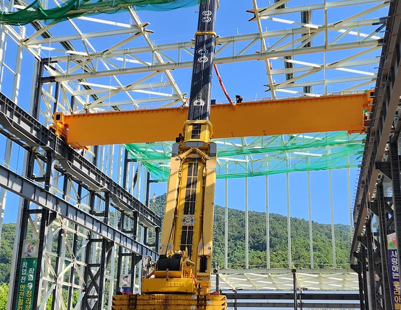 LS ELECTRIC 그랩 크레인 350TON 현장 사진 7